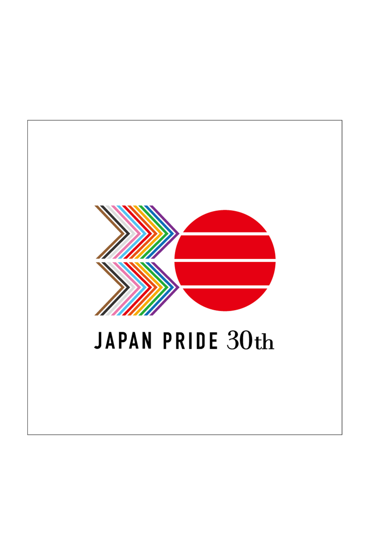 Pride30thロゴ ハンドタオル