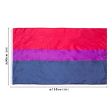 （特大）バイセクシュアルフラッグ　プライドフラッグ　Bisexual Flag