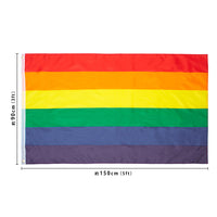 （特大） レインボーフラッグ　プライドフラッグ　Rainbow Flag