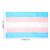 （特大）トランスジェンダーフラッグ　プライドフラッグ　Transgender Flag