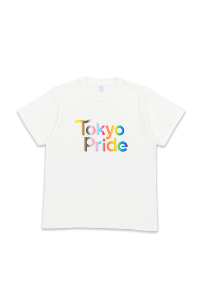 TokyoPrideロゴTシャツ  オフホワイト 　S〜XXL【5オンス】