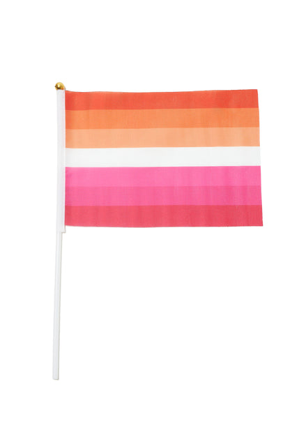 Set of Ten Handheld Lesbian Flags【Sale: 6 % off】