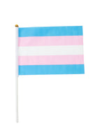 手持ちトランスジェンダーフラッグ　Transgender Flag