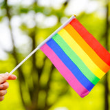 手持ちレインボーフラッグ　Rainbow Flag