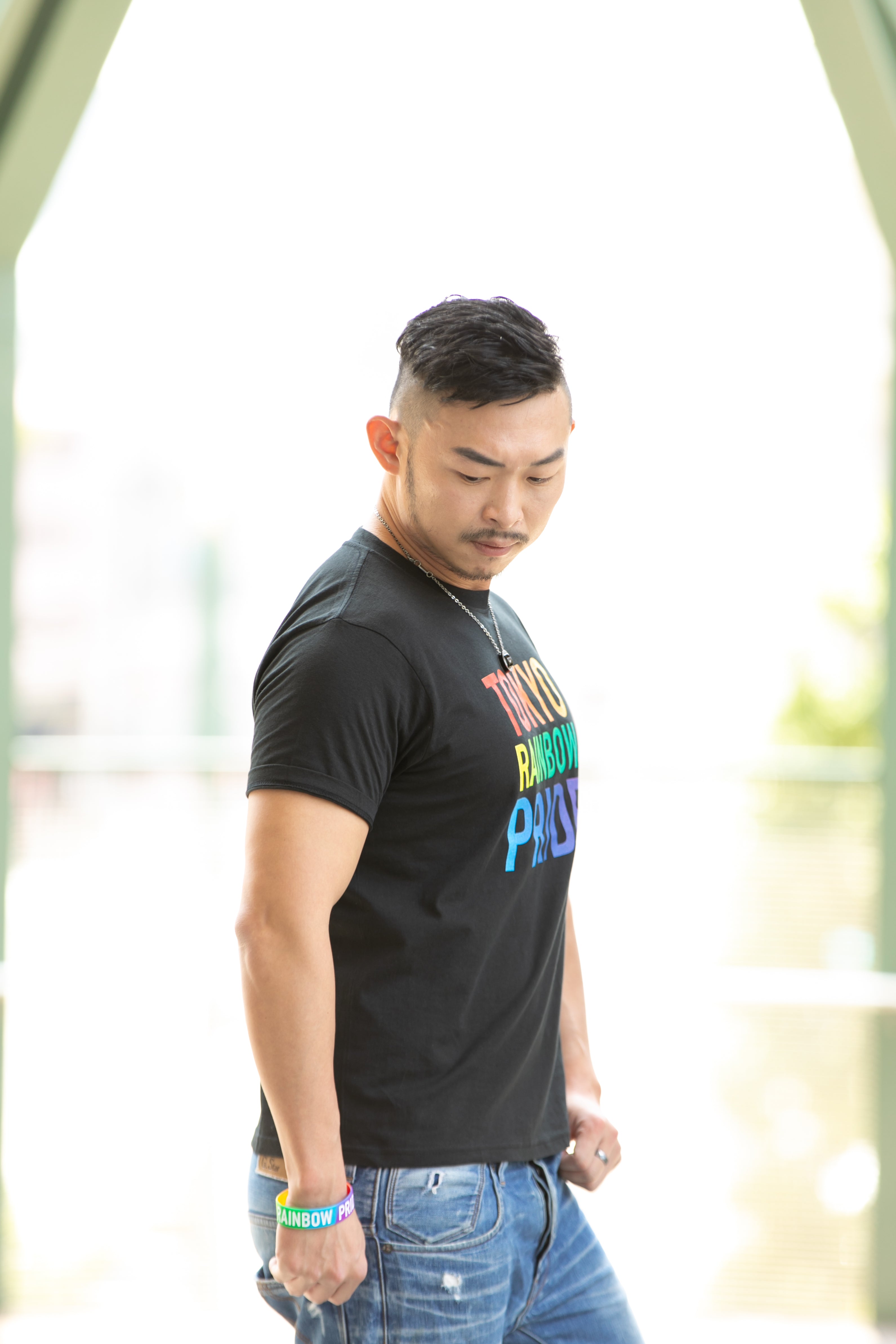 TRP Tシャツ レインボーロゴデザインTシャツ 白 黒 S〜XXL【5オンス】 – TOKYO RAINBOW PRIDE